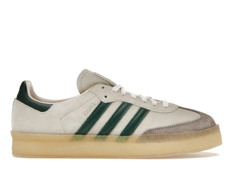 Ronnie Fieg x Clarks x Adidas 8th Street Samba "Chalk White Green"