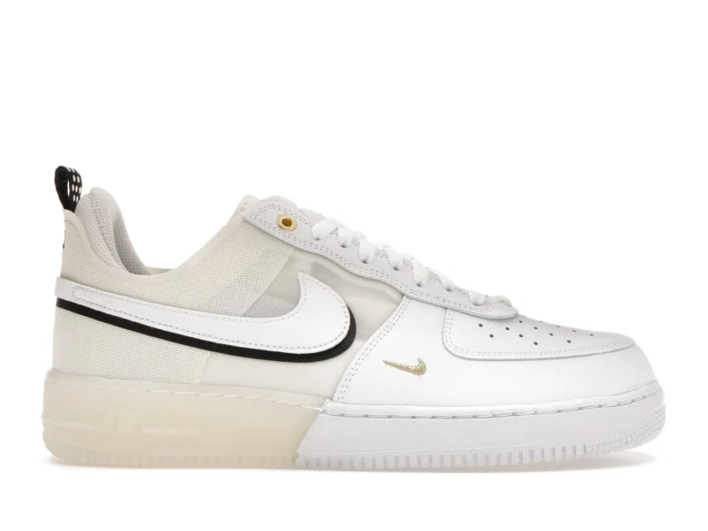 Nike Air Force 1 React "40th Anniversary Sail Gold"