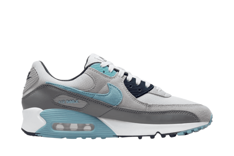 Air Max 90 "Pure Platinum Worn Blue White"