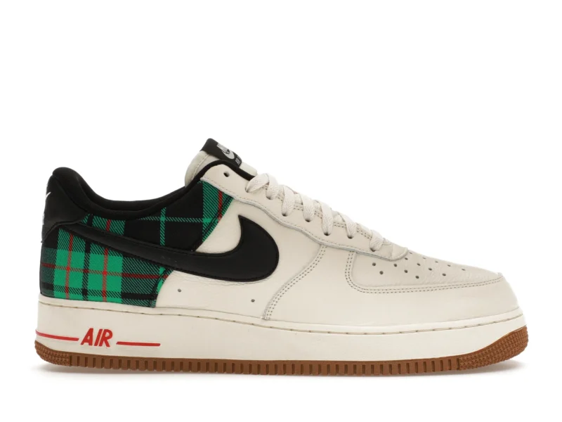 Nike Air Force 1 '07 LX "Plaid Pale Ivory Stadium Green"