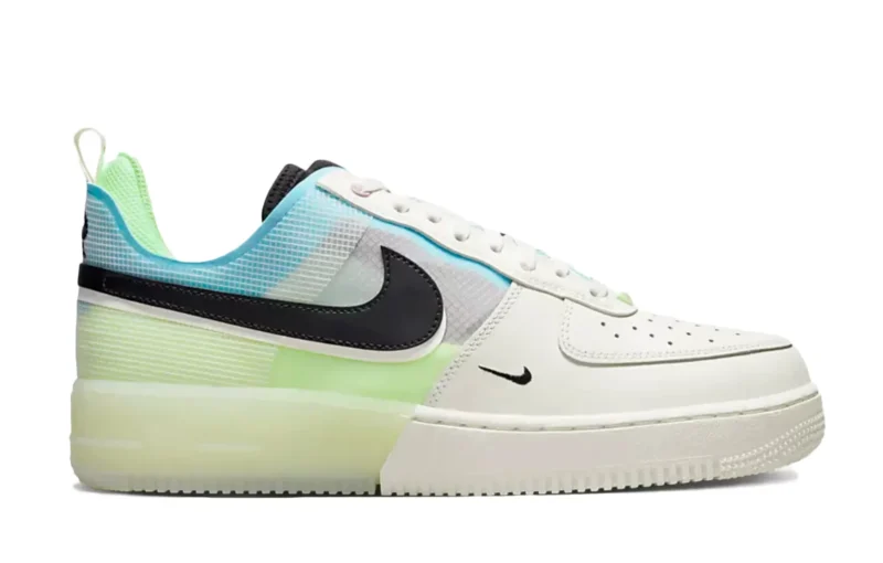 Nike Air Force 1 React "Split Sail Barely Volt"