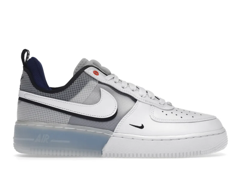 Nike Air Force 1 React "Split White Photo Blue"
