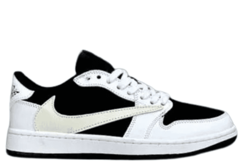 Travis Scott X Air Jordan 1 Retro Low “Panda Custom” Semi UA