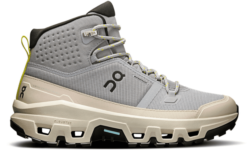 On Running Cloudrock Mid WP Hiking & Trail Alloy Ice