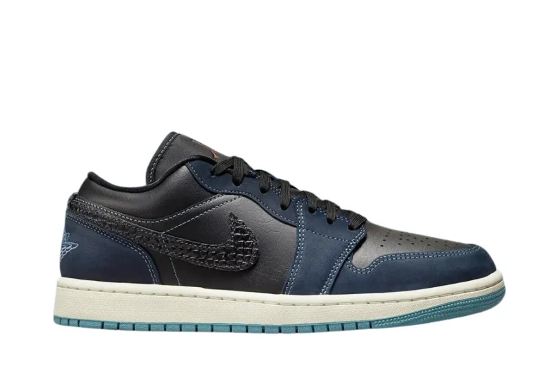 Air Jordan 1 Low “Snake Skin Blue”