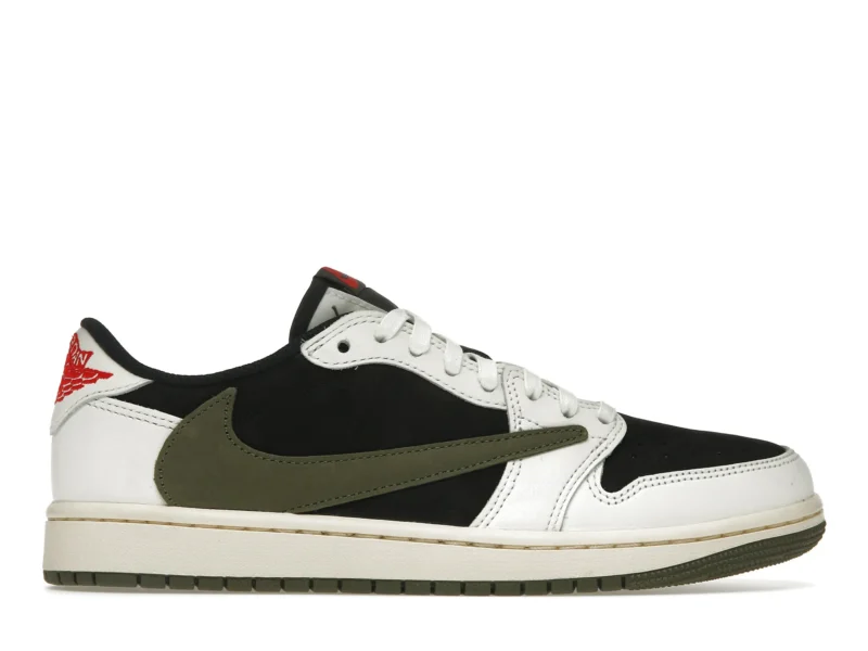 Travis Scott X Air Jordan 1 Retro Low OG “Olive” Semi UA