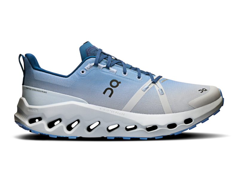 On Running Cloudsurfer Trail Waterproof "Chambray Glacier"