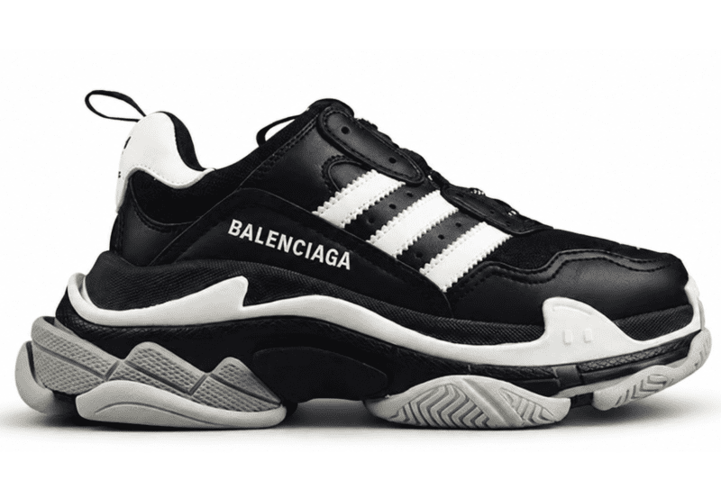 Balenciaga x Adidas Triple S "Black"
